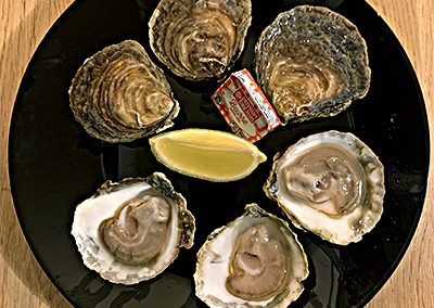 huitres plates ouvertes fermees