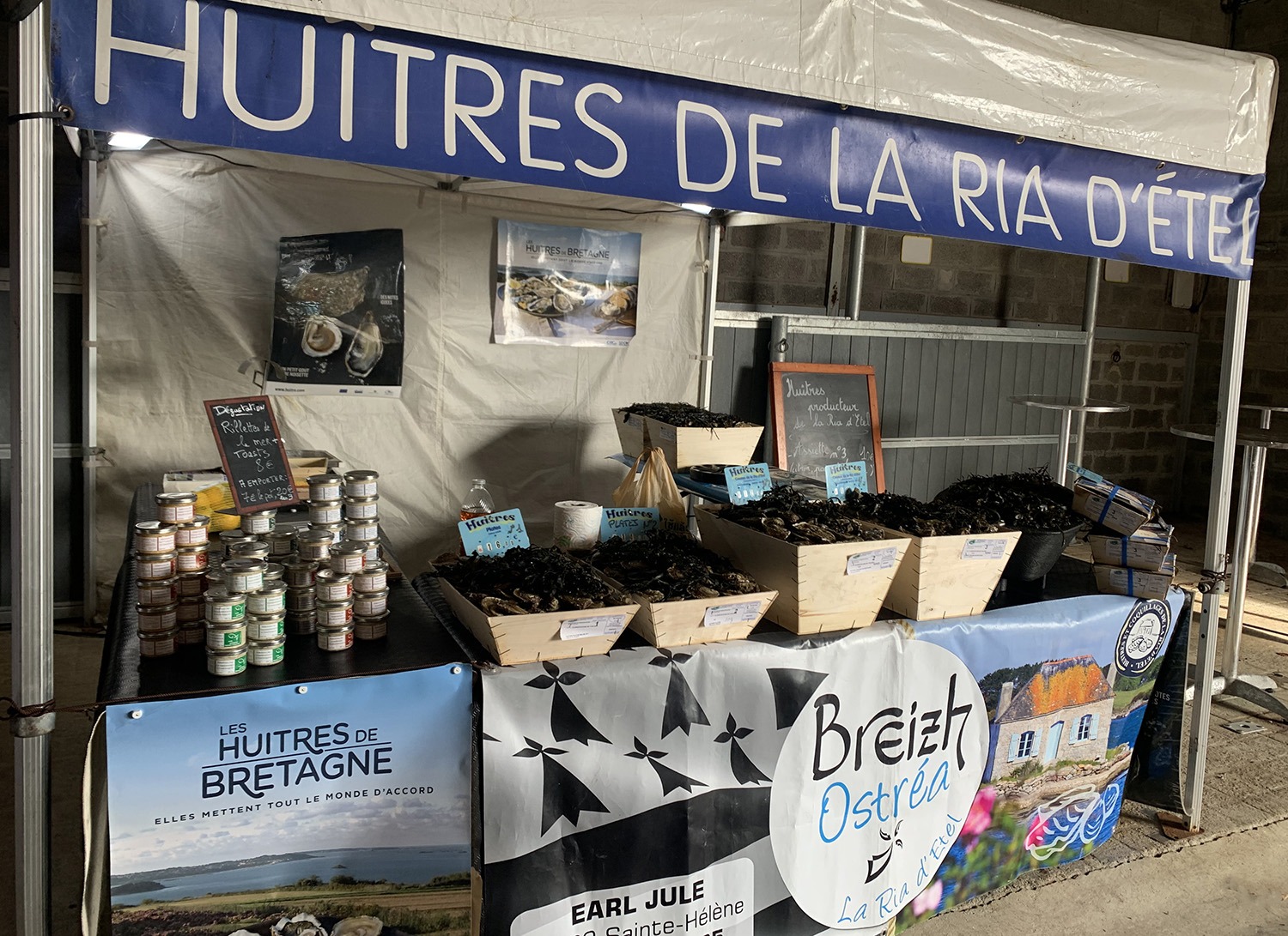 marché producteurs intérieur
